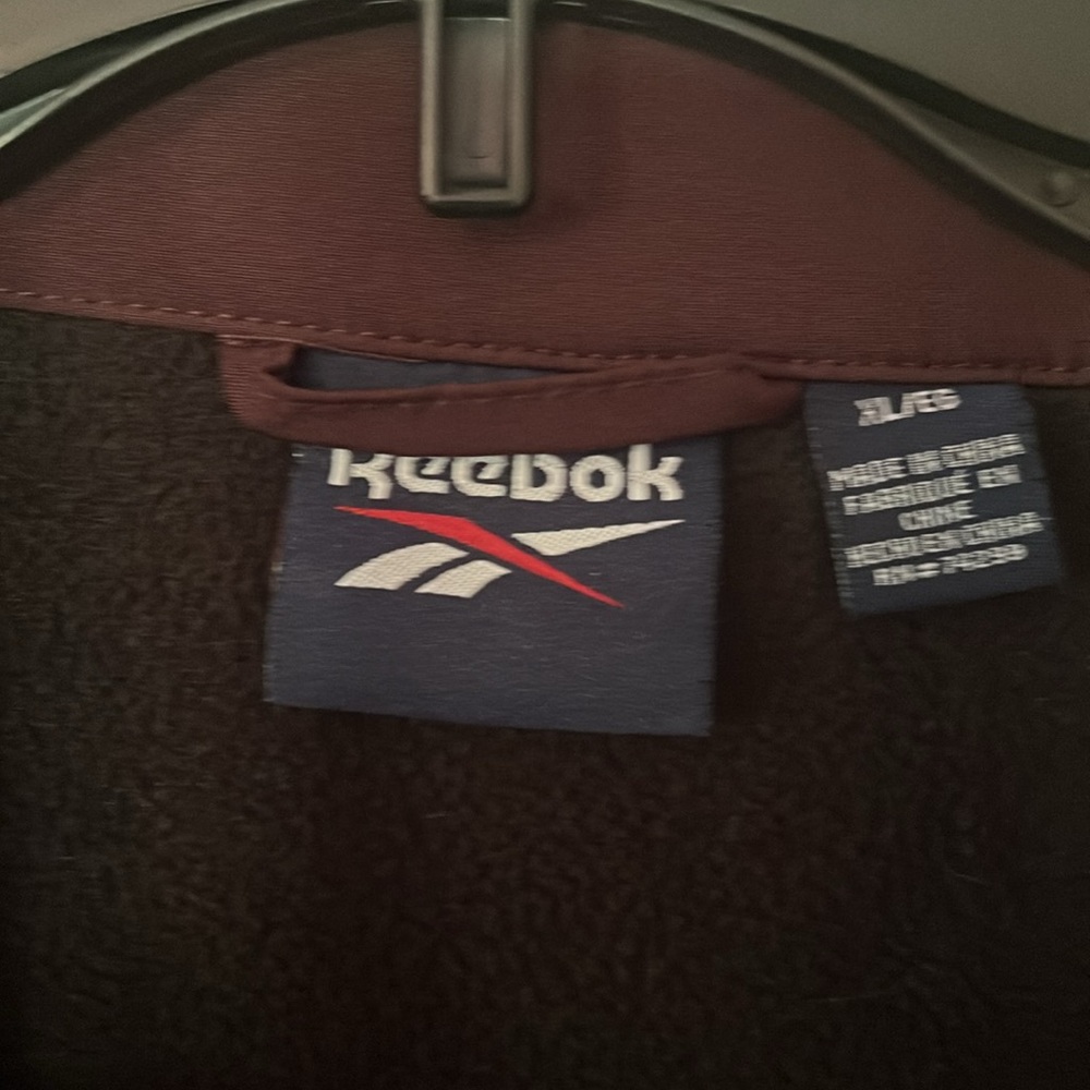 REEBOK Burgandy XL Jacket - Picture 2 of 3